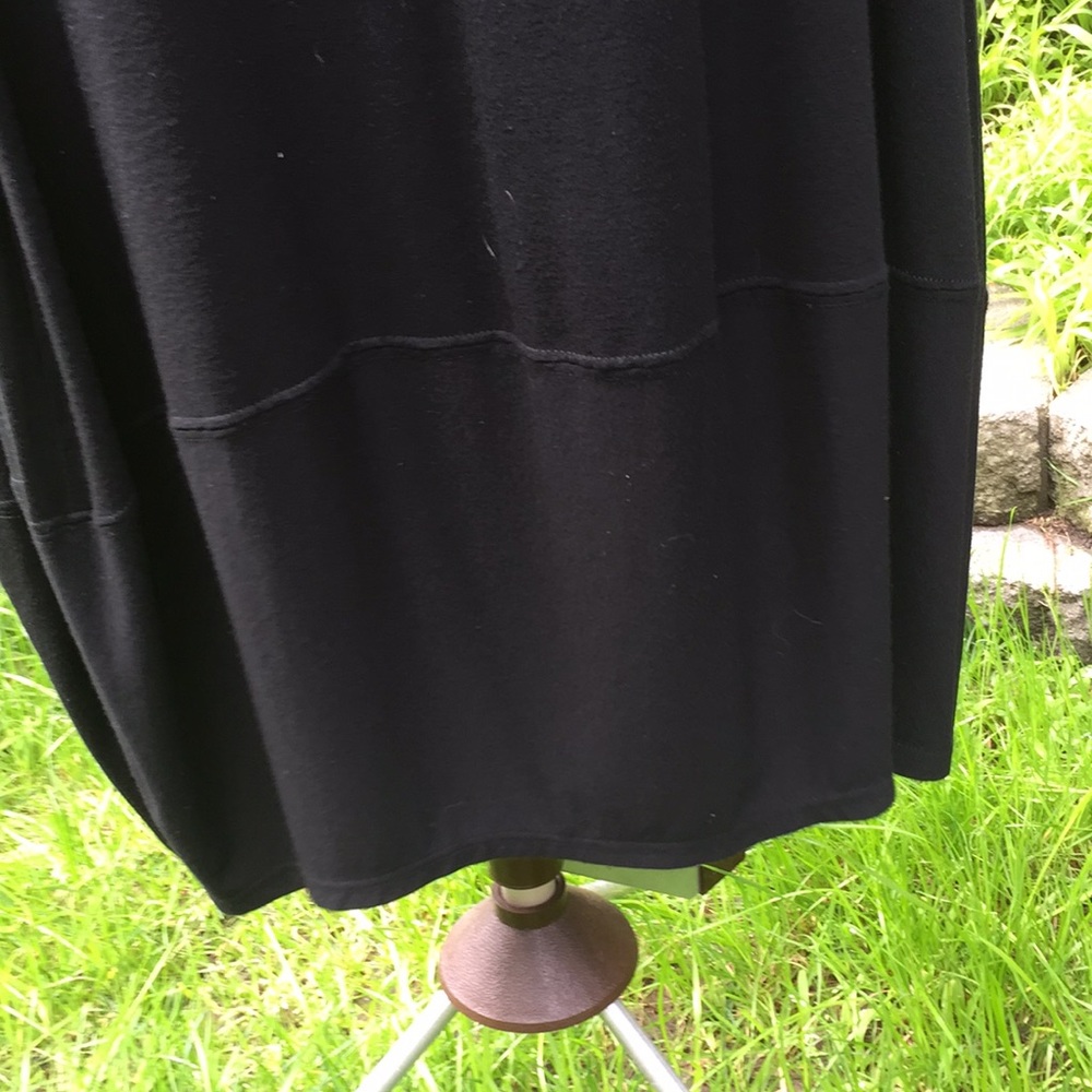 Eileen Fisher Black Sleeveless Dress - Picture 4 of 8